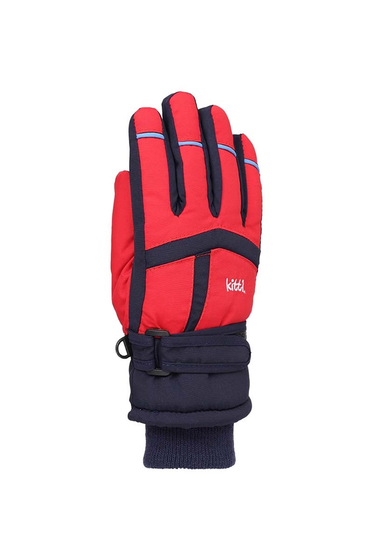  Erkek Çocuk Sportif Kırmızı Kar Eldiveni 4-8 Yaş - KR421-1