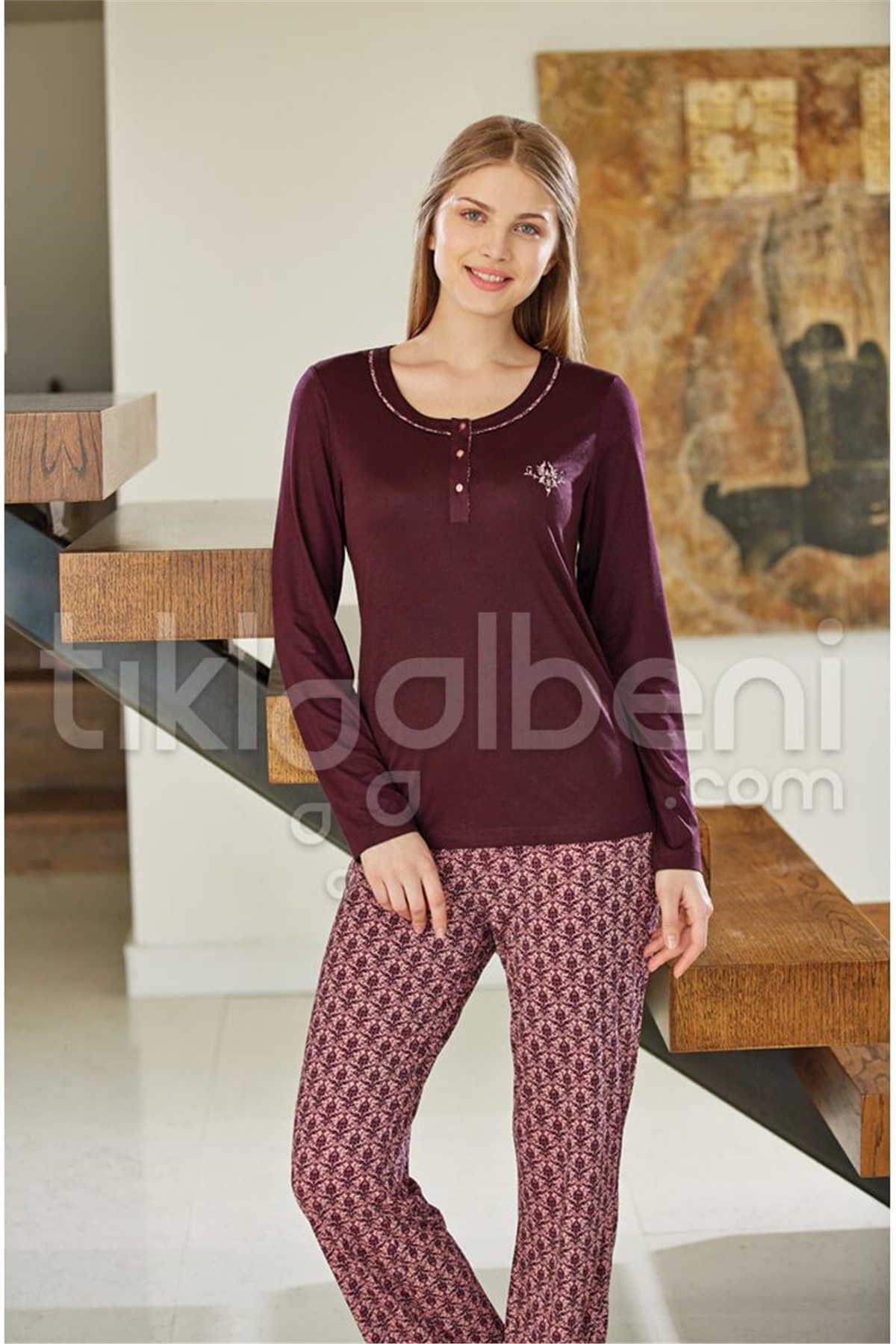 Eros ESK 2542 O Patlı Pijama Takımı