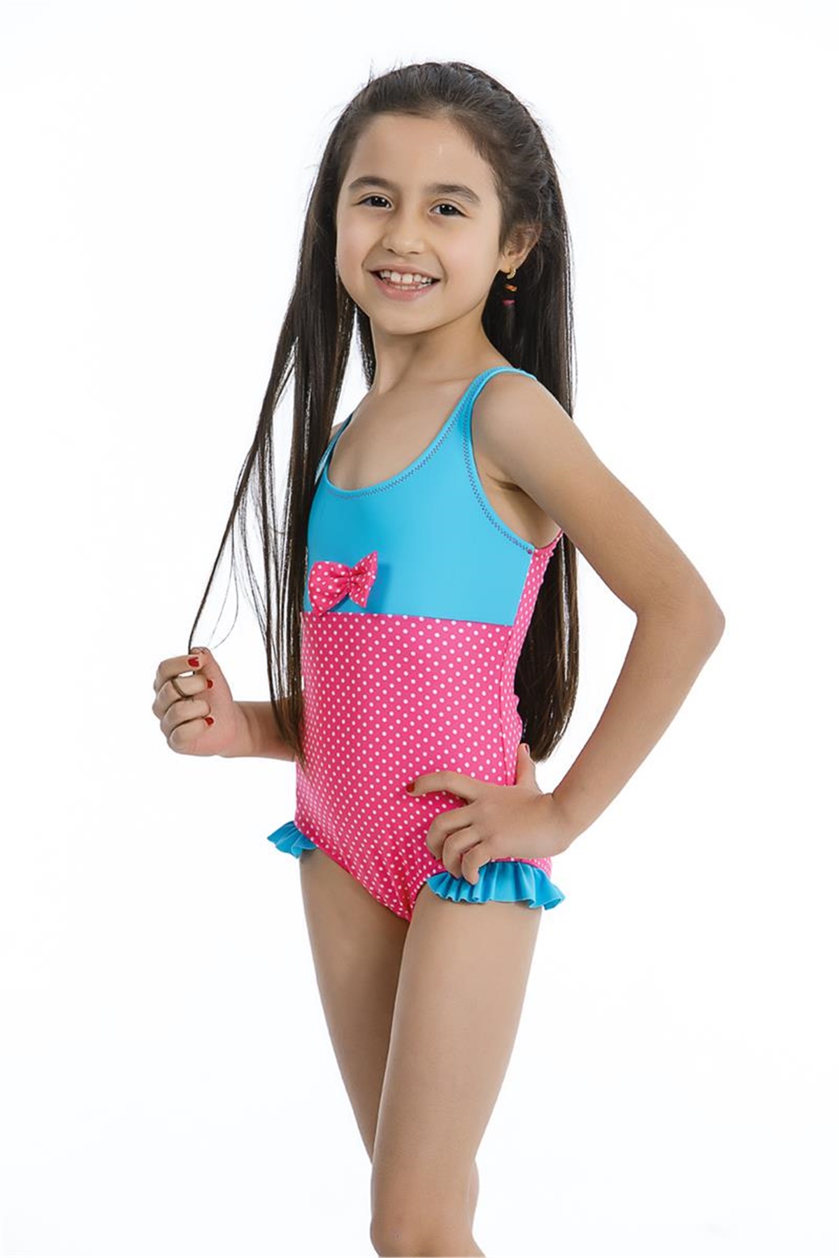 Kız Çocuk Yüzücü Mayo 306811-205