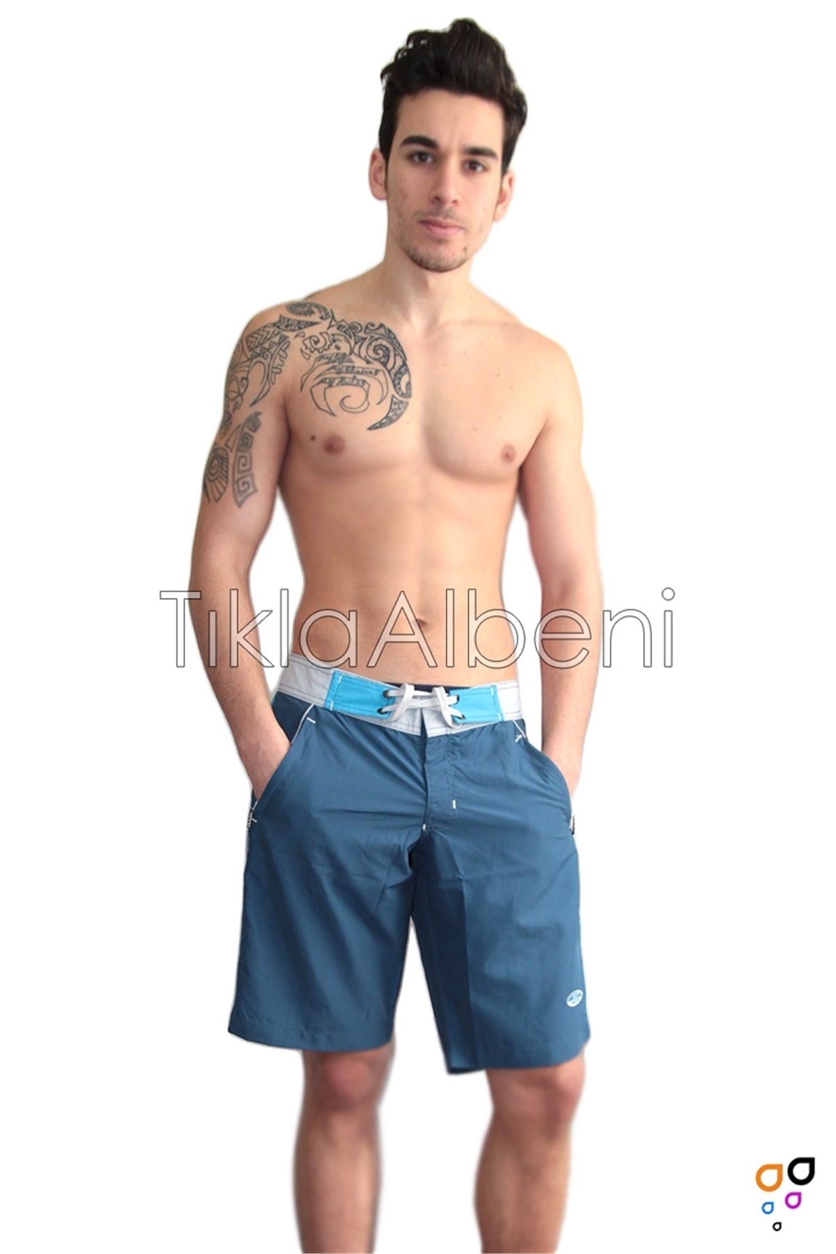 Reem 7079 Boad Erkek Deniz Şort.