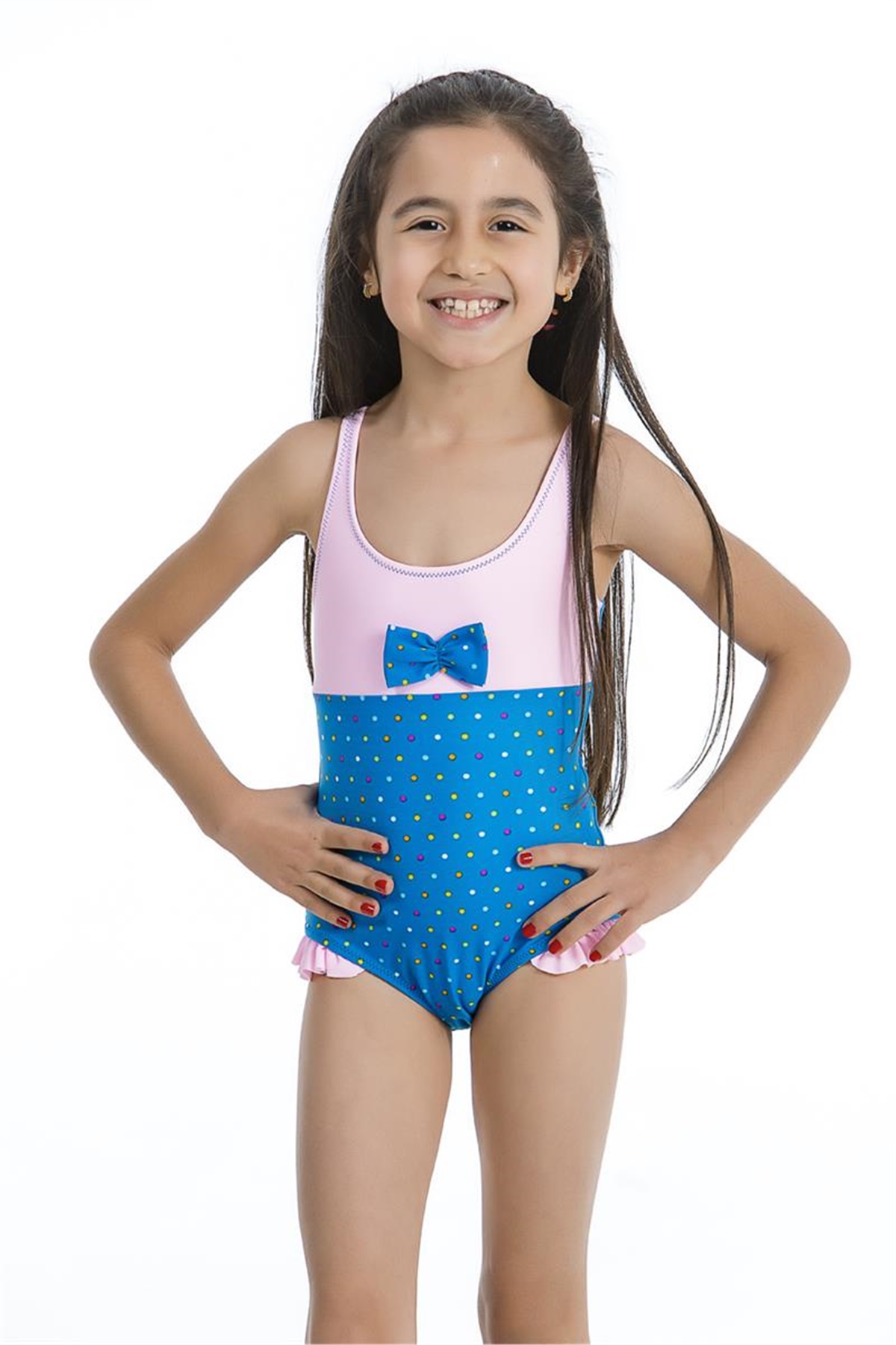 Kız Çocuk Yüzücü Mayo 306811-219