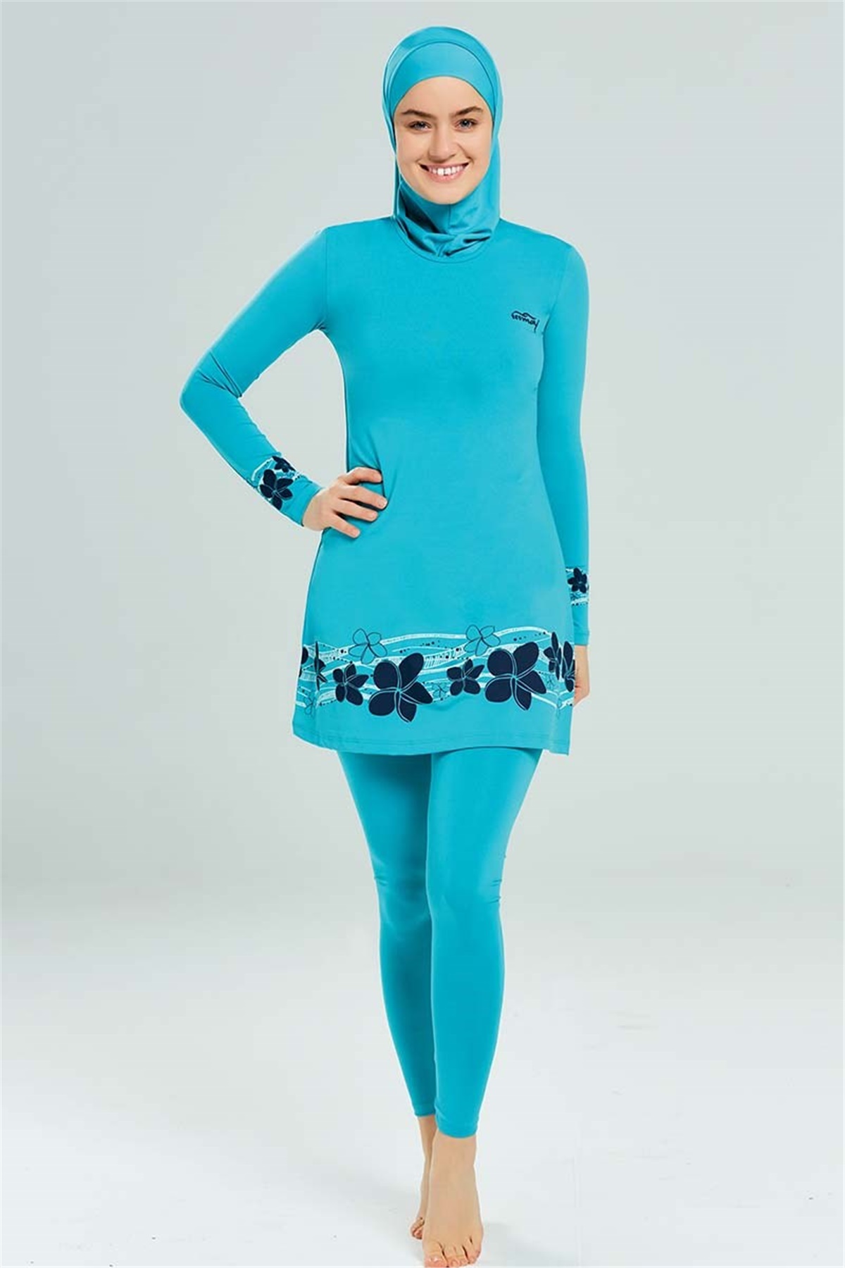 12 - 17 Yaş Arası Çocuk Tam Kapalı Tesettür Mayo 10260, Mercan