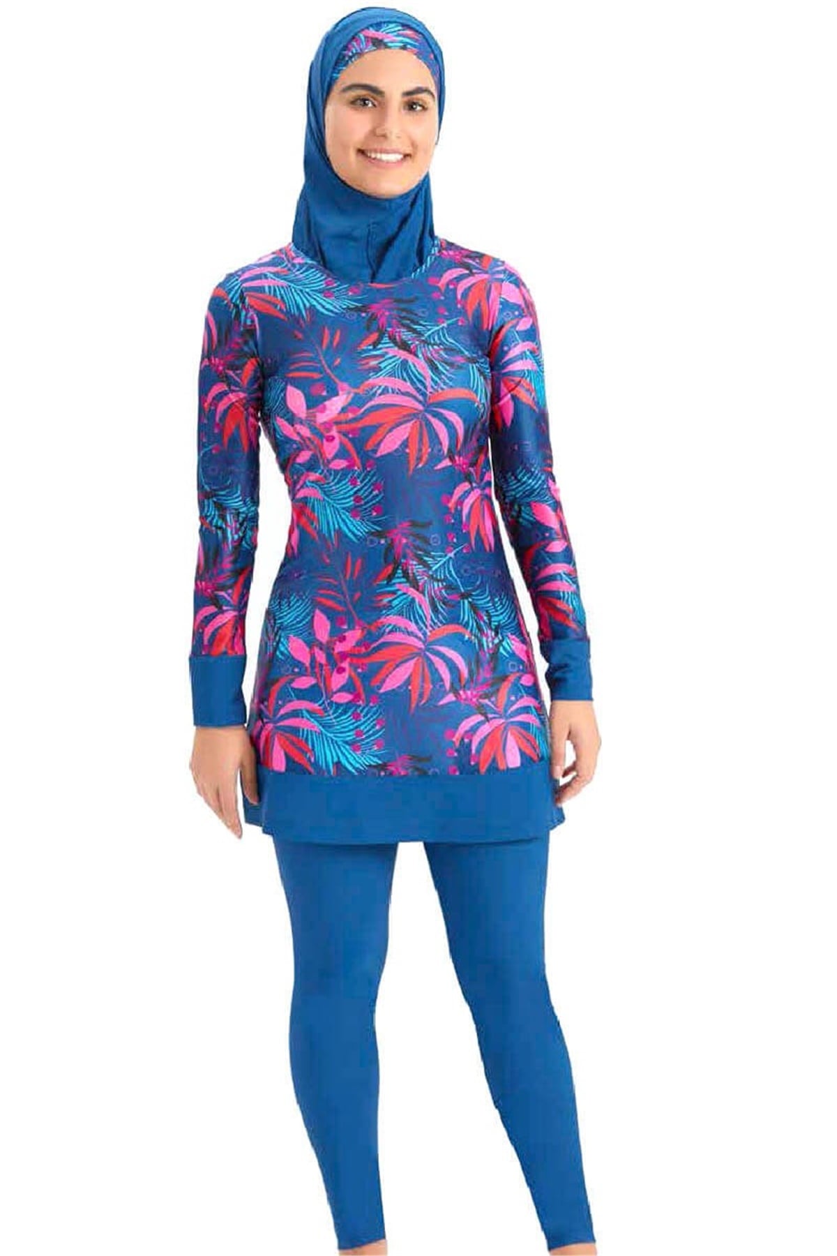 12 Yaş - XS Arası Genç Kız Tam Kapalı Tesettür Mayo 55174