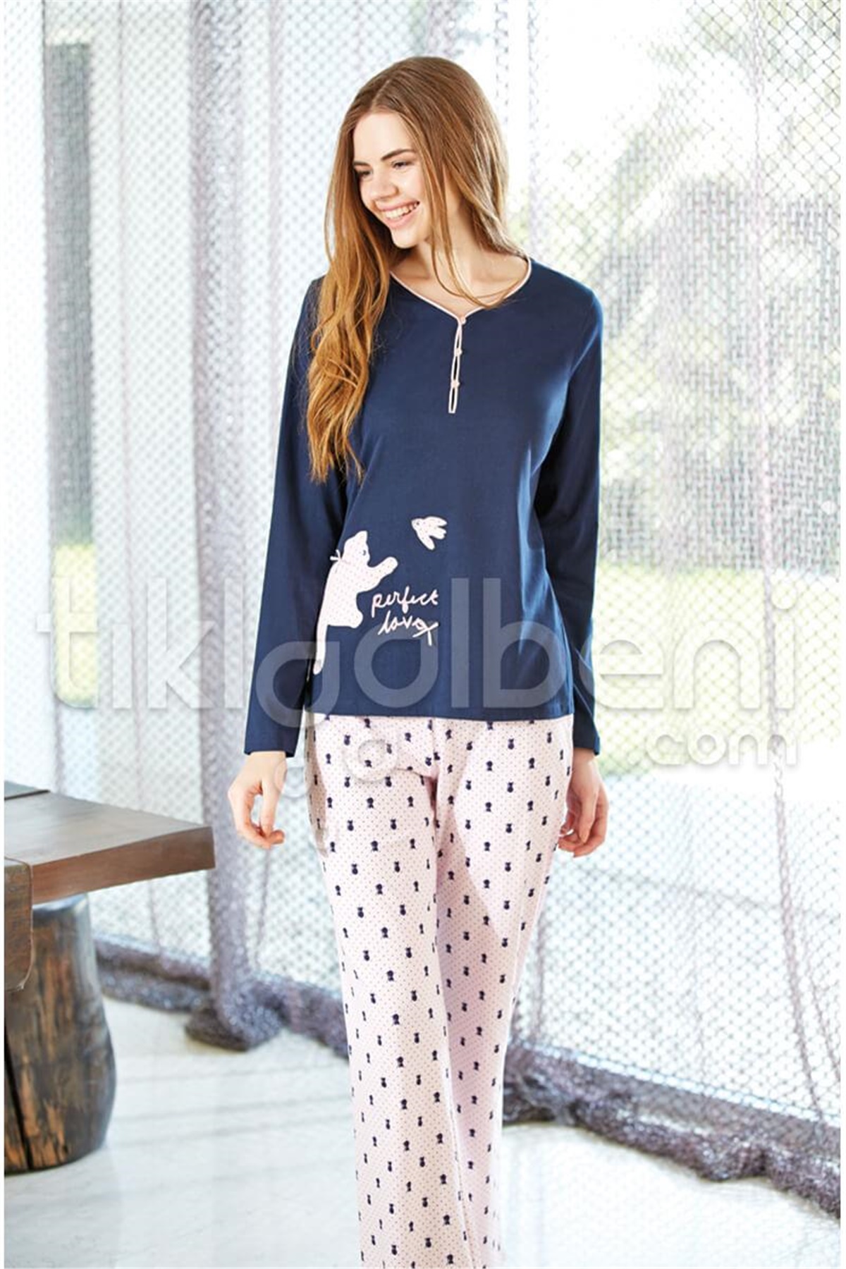 Eros ESK 2522 O Patlı Pijama Takımı