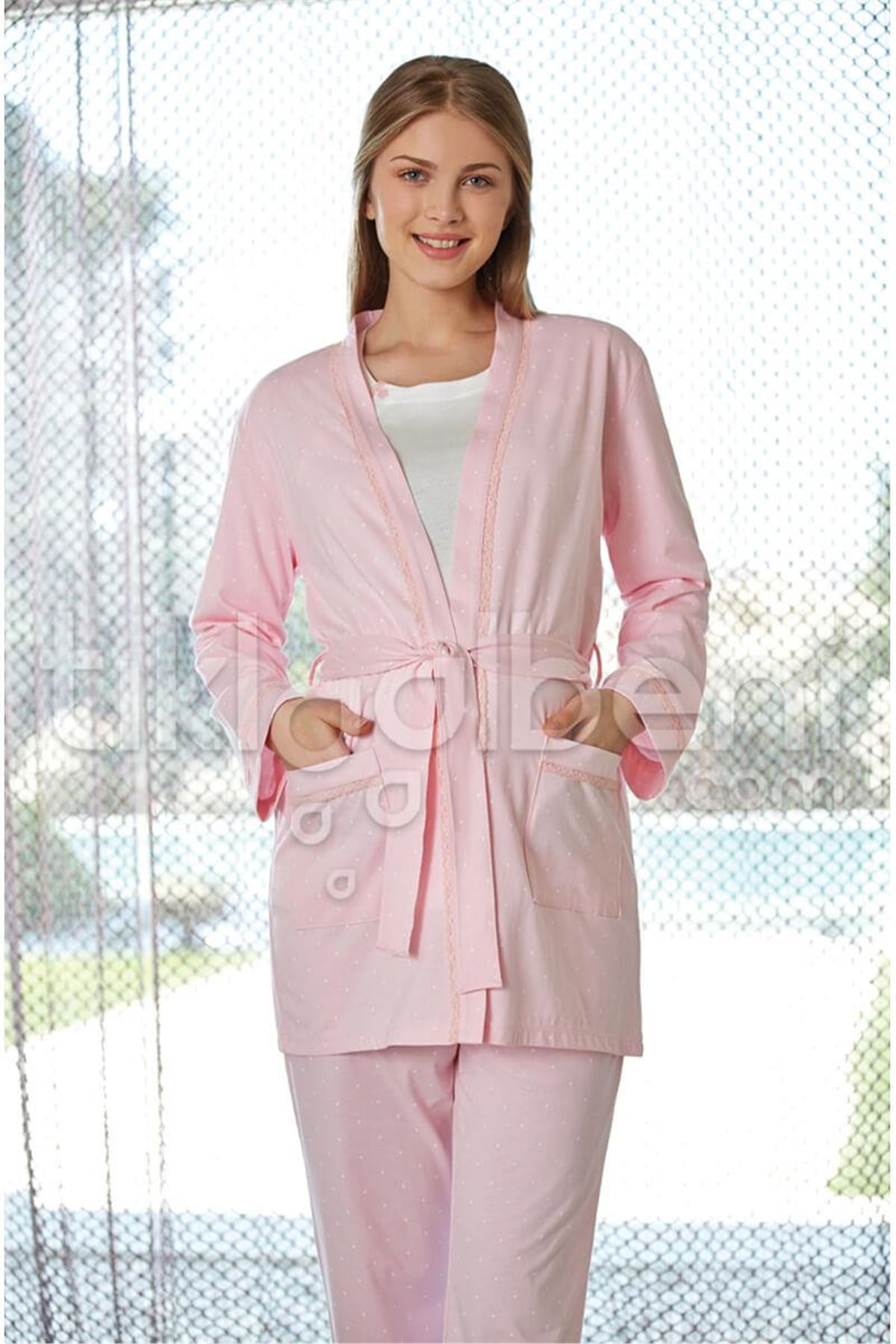 Eros ESK 2612  Altı Flanel Pijama Takım 