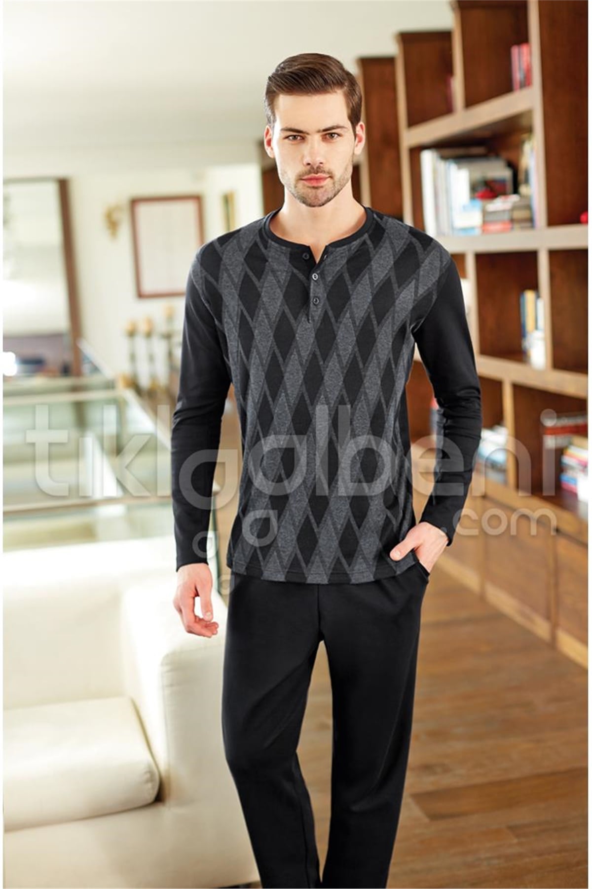 Eros ESE 2214 O Patlı Jak Pijama Takımı