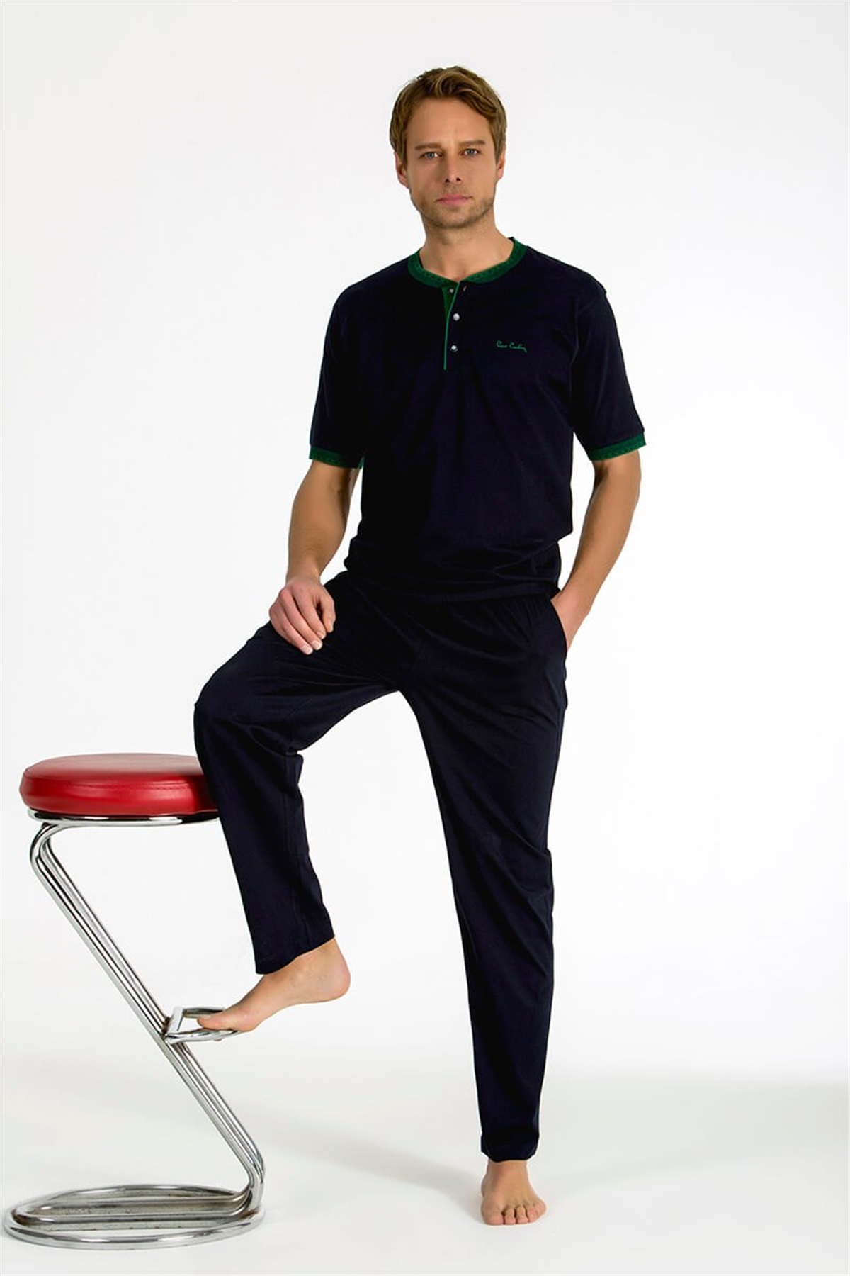 Erkek 3'lü Pijama Takımı Pierre Cardin 5394