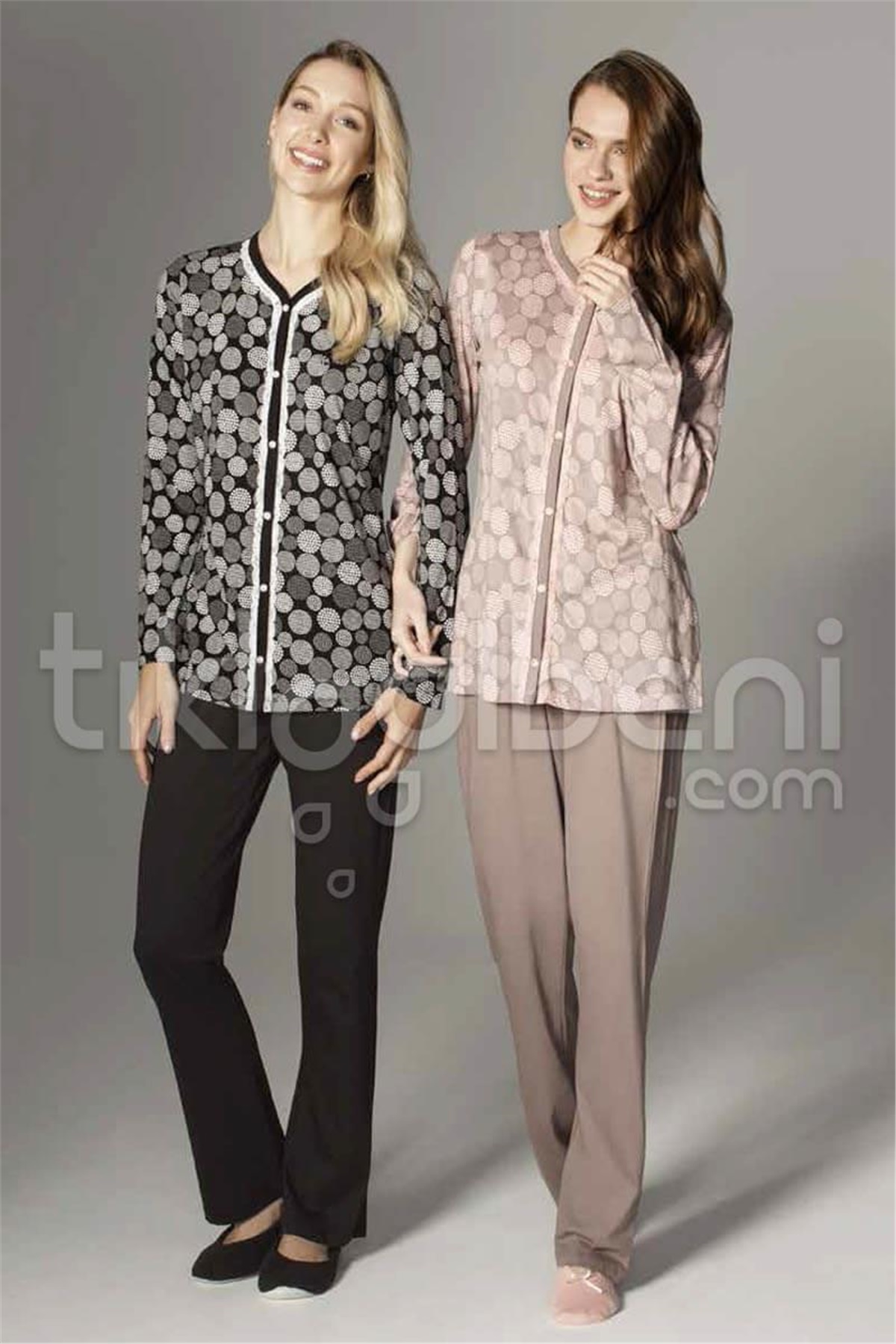 Pierre Cardin 3012 Boydan Patlı Bayan Pijama Takım