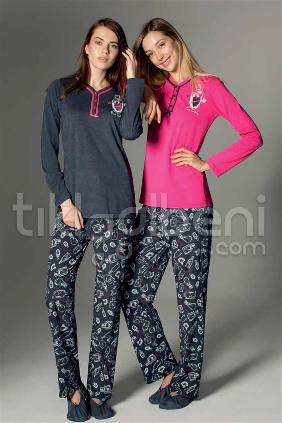 Pierre Cardin 3018 Bayan Patlı Pijama Takım