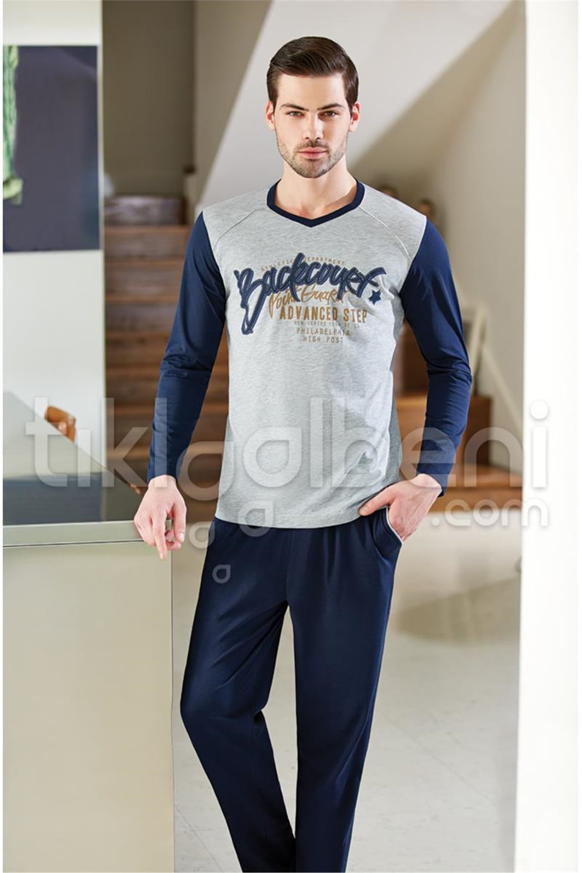 Eros ESE 2014 V Yakalı Pijama Takımı