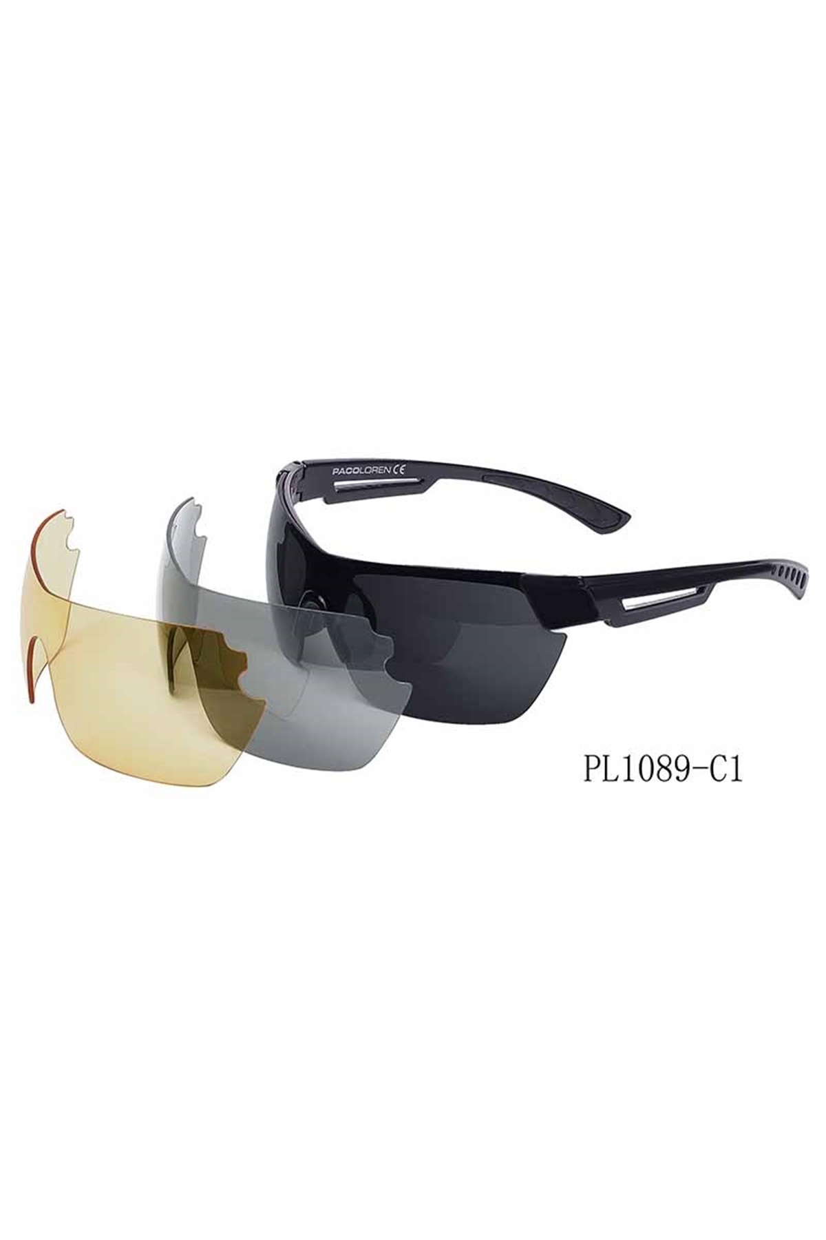 Paco Loren pl1089 Değiştirilebilir Camlı Erkek Güneş Gözlüğü 