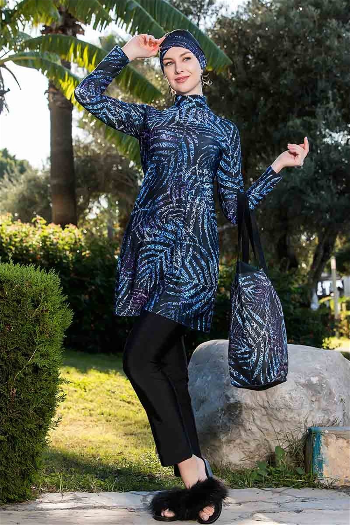 Armes Desenli Tesettür Mayo A511