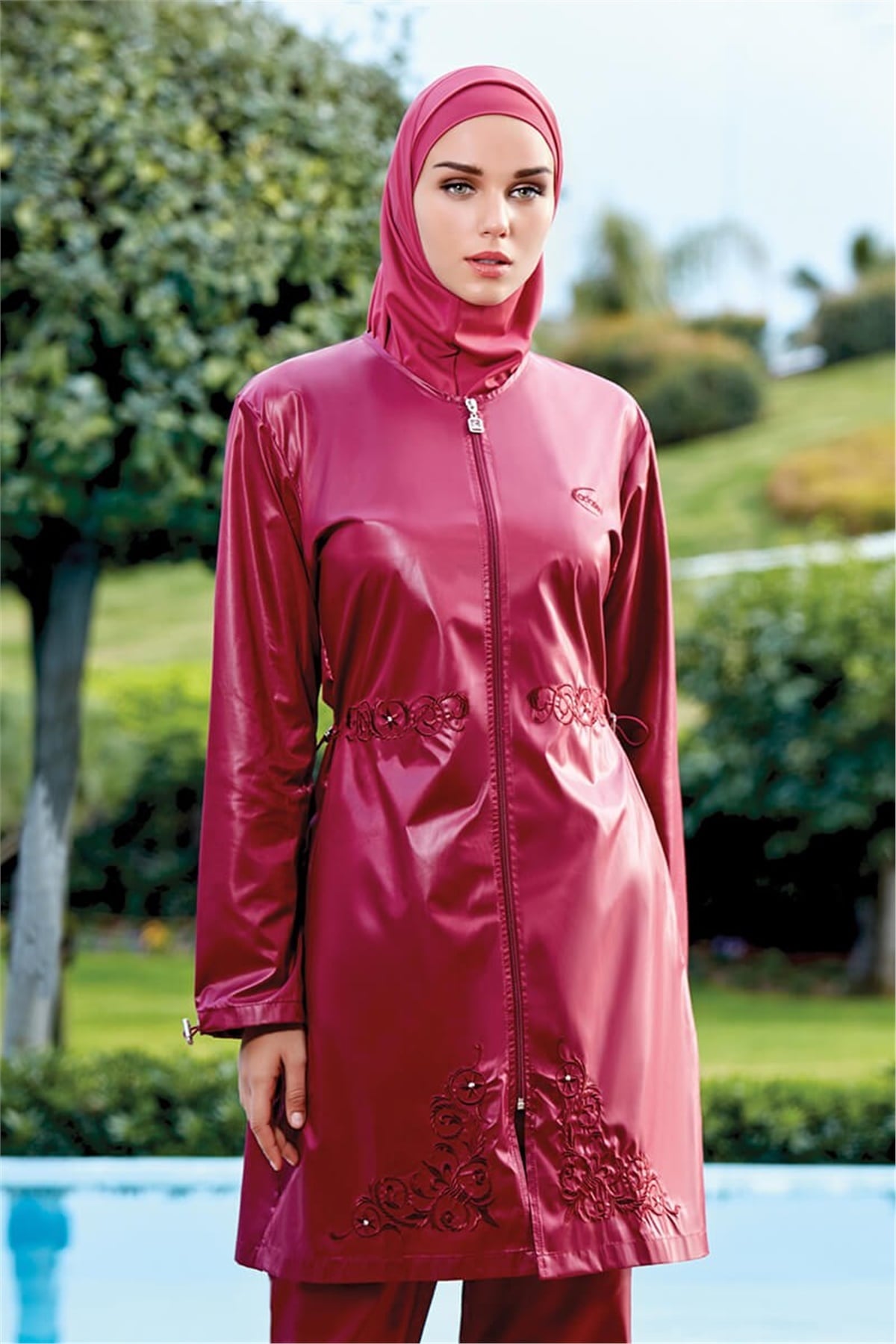 Otantik Desenli Tam Tesettür Mayo Adasea 221056