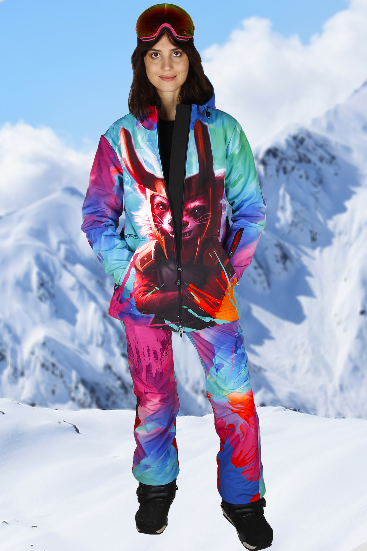 Bad Bunny SS8086 Snowsea Kayak & Snowboard Takımı