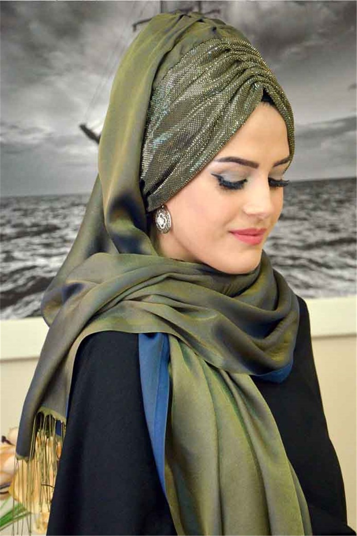 Bandana Haki Şal BND6036