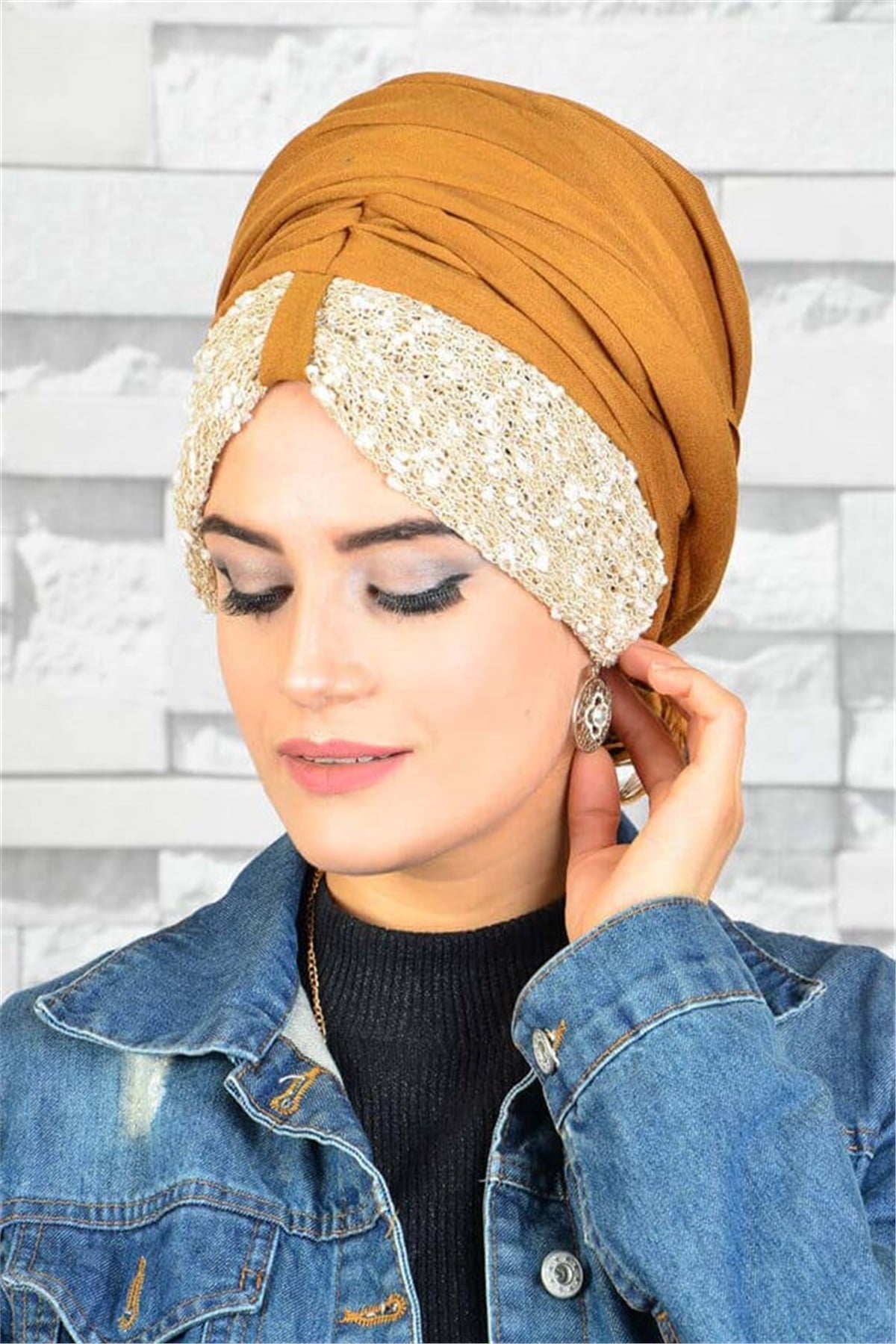 Bandana Pratik Hazır Şal BN084