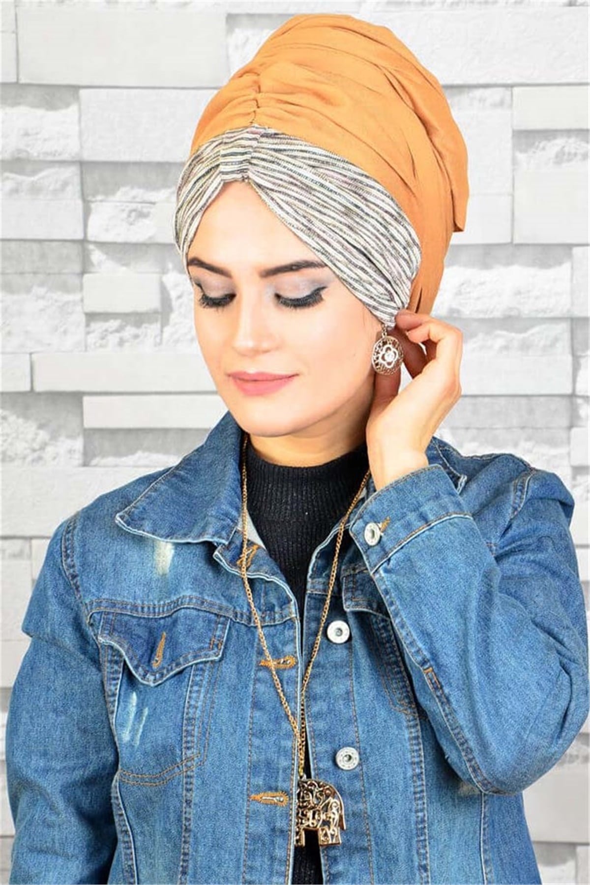Bandana Pratik Hazır Şal BN088