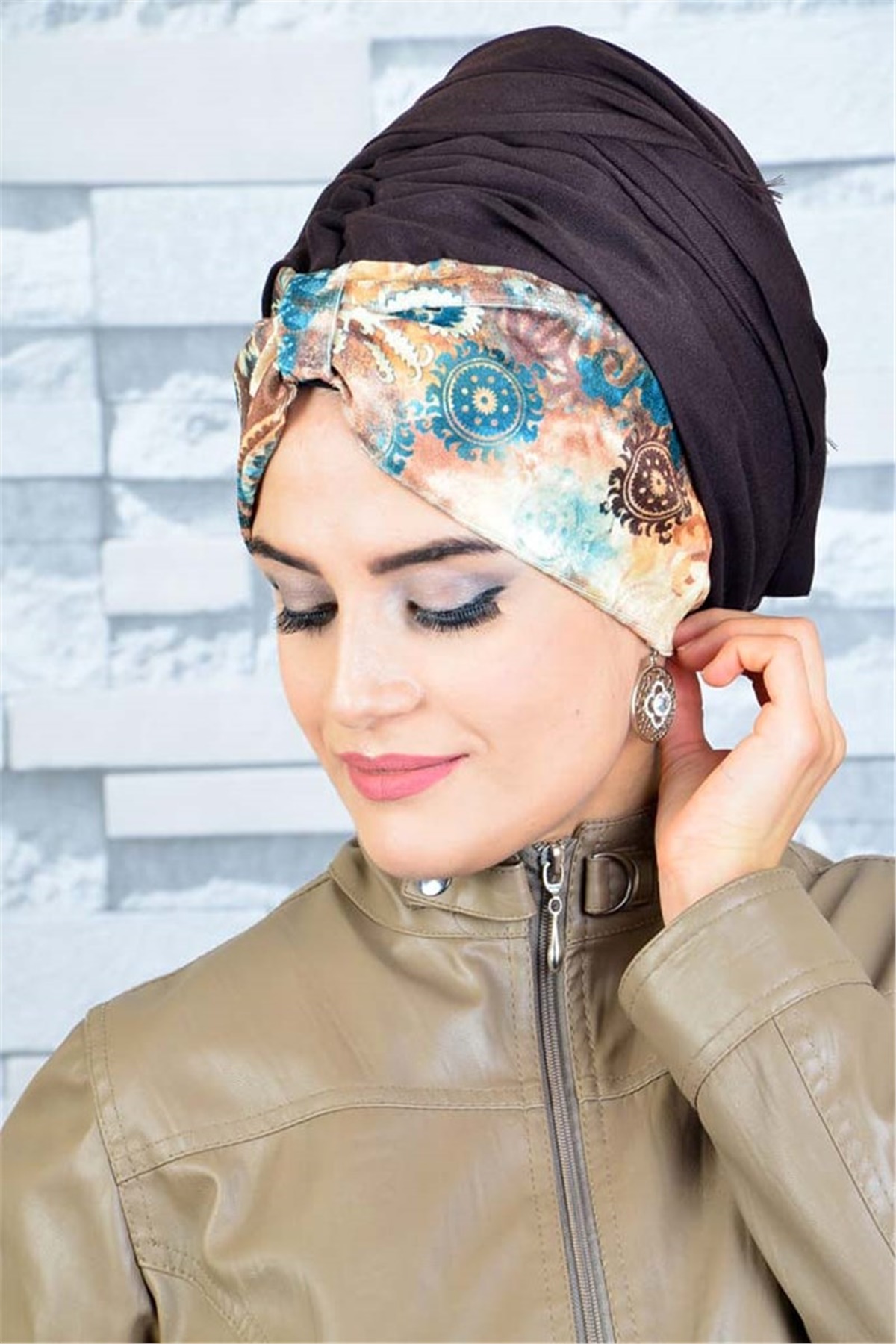 Bandana Pratik Hazır Şal BN091