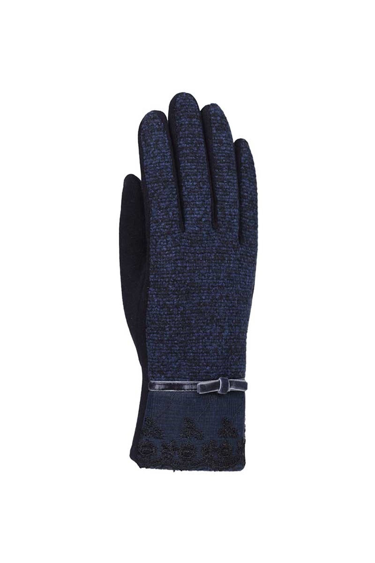 Bayan Dantelli Eldiven 82501-3 - Lacivert