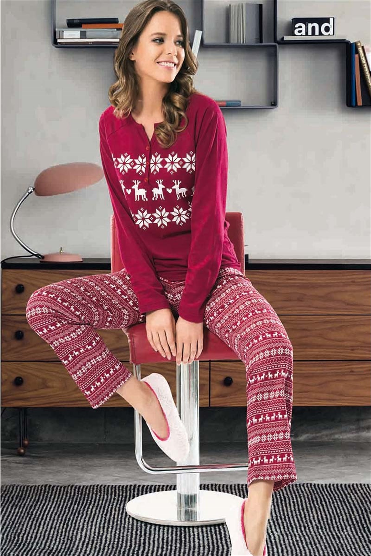 Bayan Pijama Takımı Nbb 66225