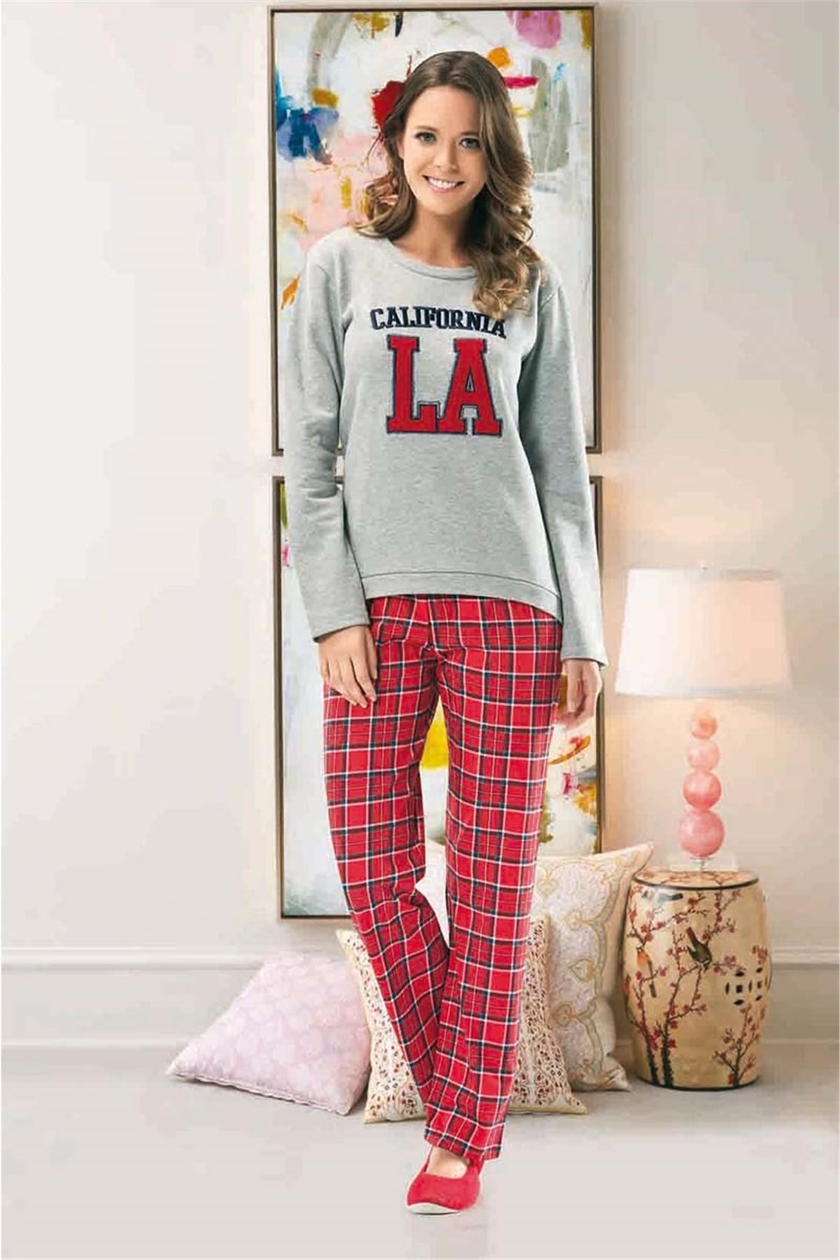 Bayan Pijama Takımı Nbb 66228