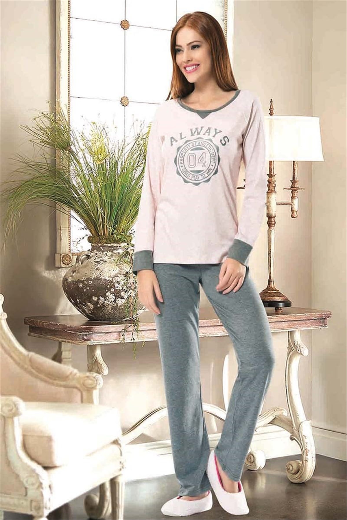 Bayan Polar Pijama Takımı Nbb 66164