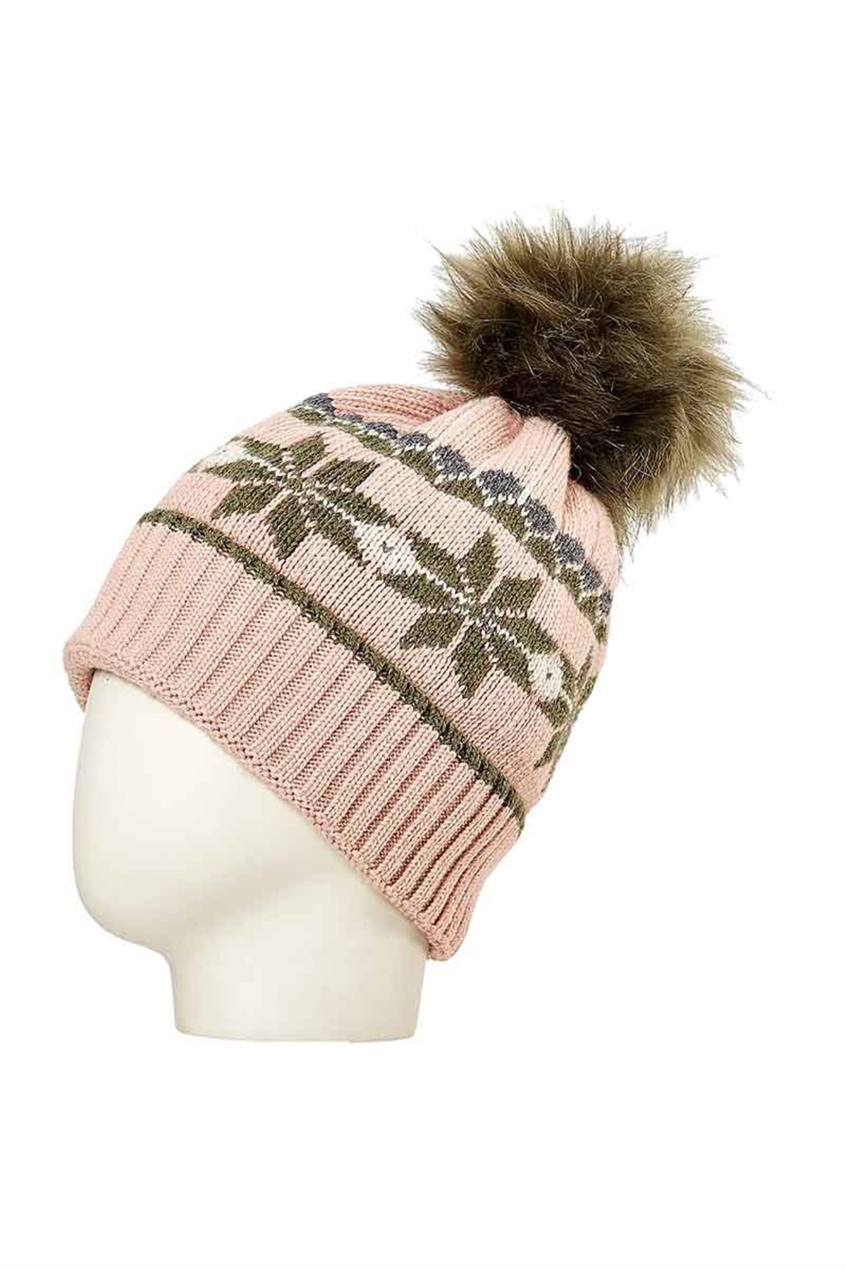 Bayan Yün Bere 24891 - Pembe