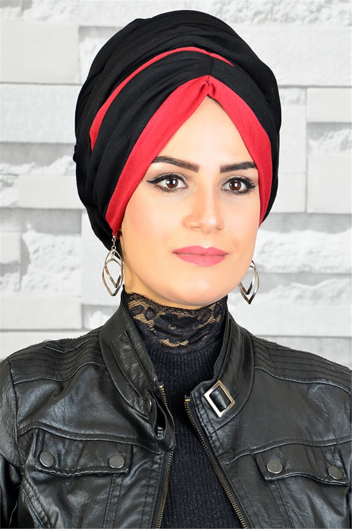Büzgülü Bandana Pratik Bone Şal BND5007