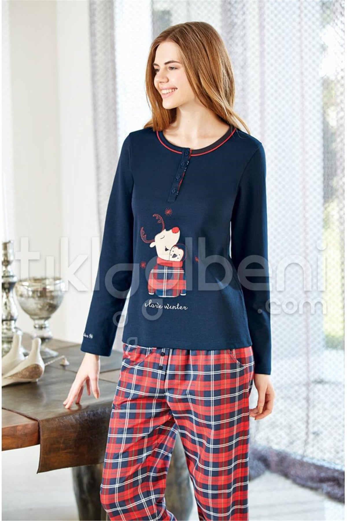 Eros ESK 2700 O Patlı Pijama Takımı