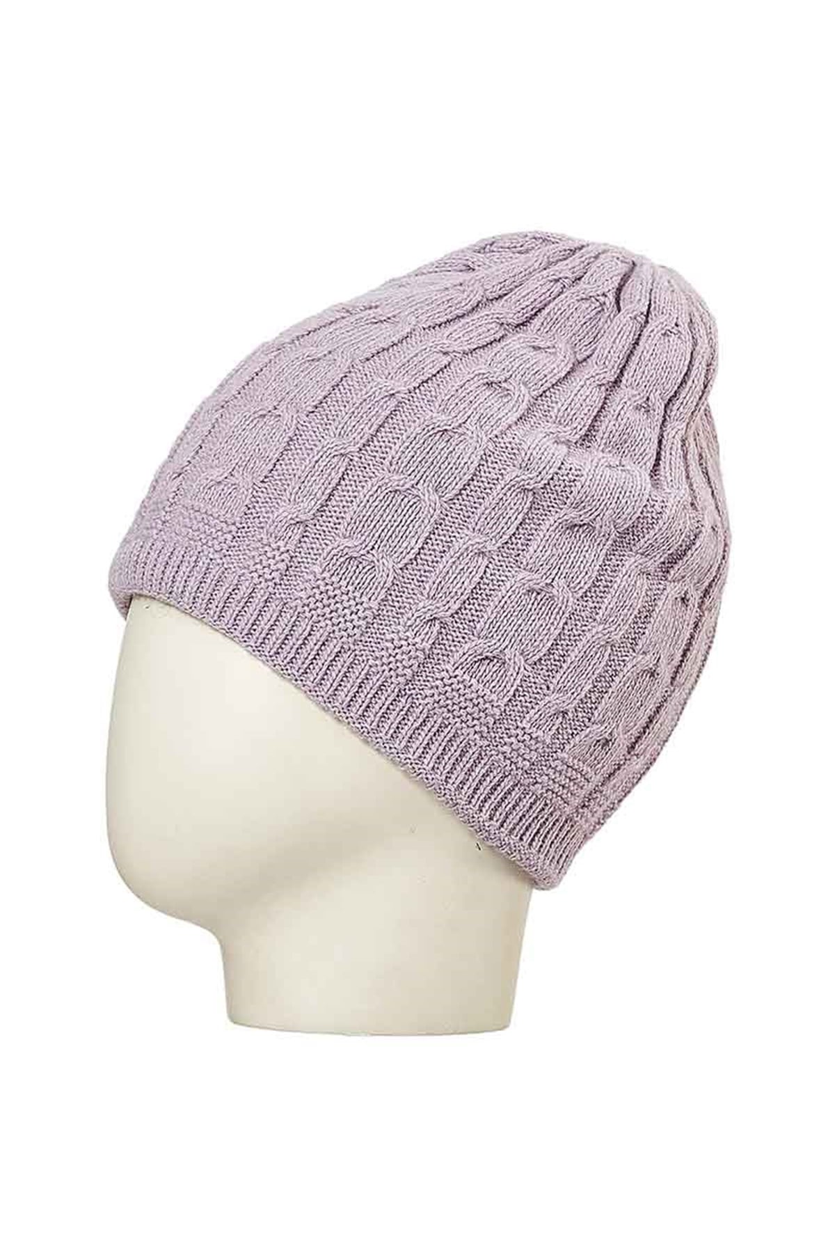 Cameron Unisex Yün Bere 25161 - Lila