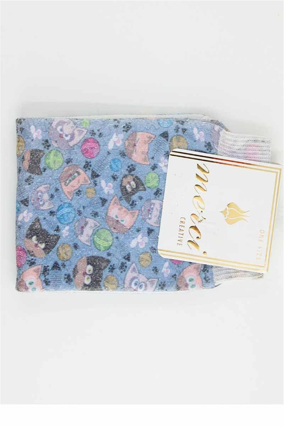 Dijital Desenli Bayan Çorabı 1024367