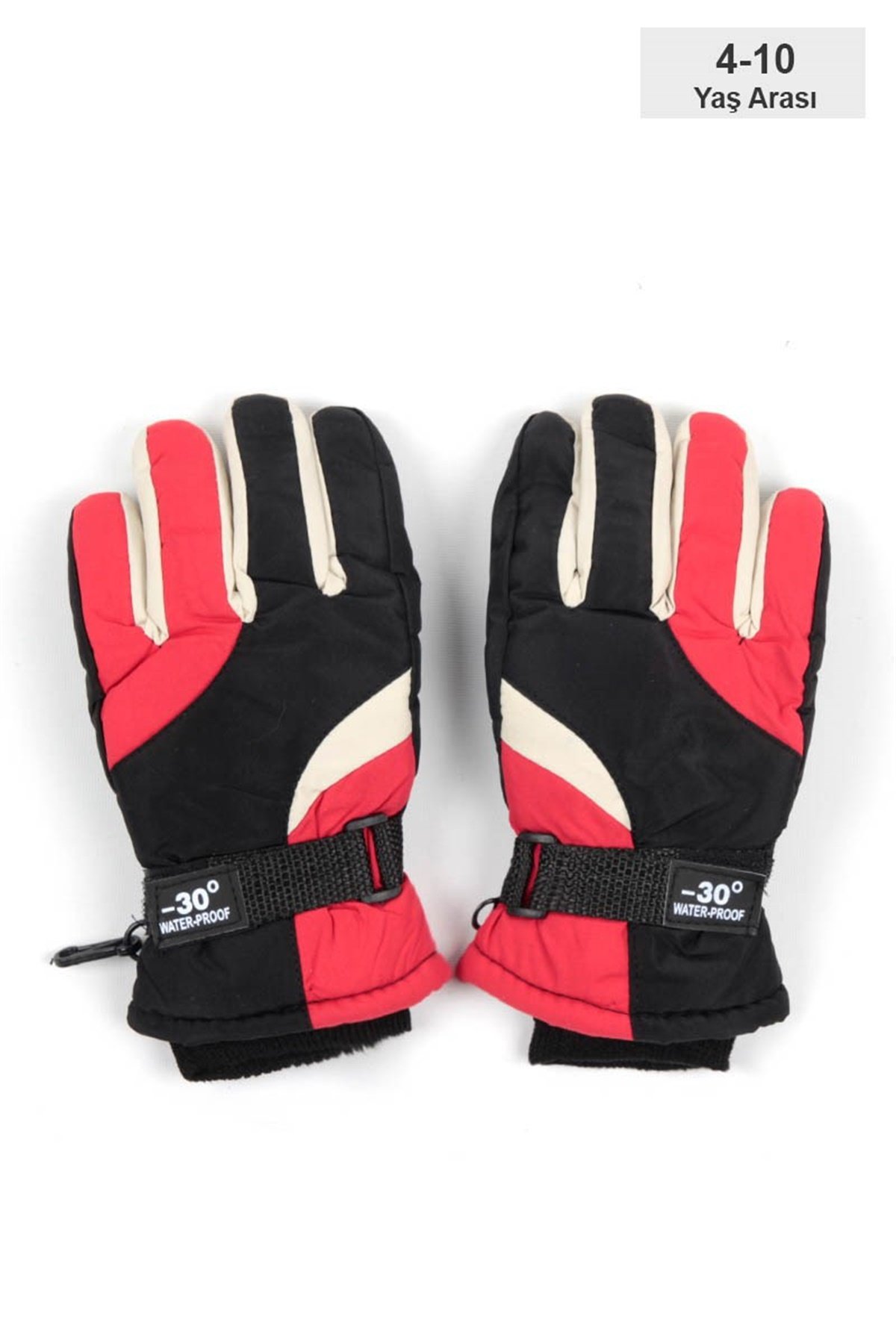 Çocuk Kar Eldiveni Unisex B-714 Kırmızı