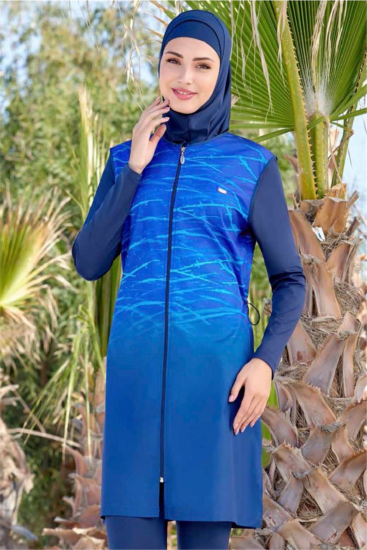 Deniz Temalı Tesettür Mayo 22147