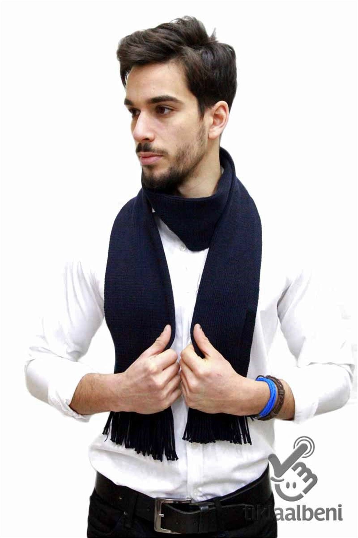 Erkek Atkı Deep 14021 - Lacivert