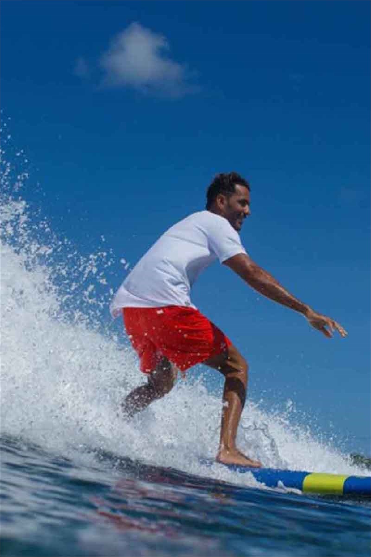 Erkek Deniz Şortu OLN2190453 Kırmızı