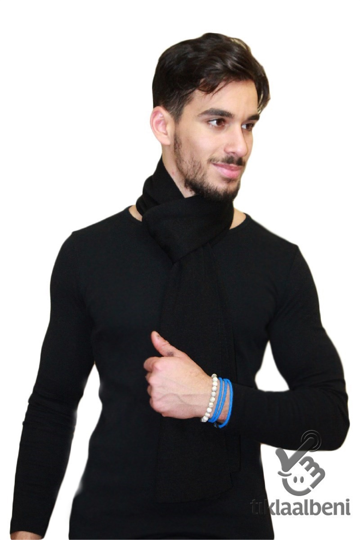 Erkek Klasik Kaşkol Atkı FO-4017