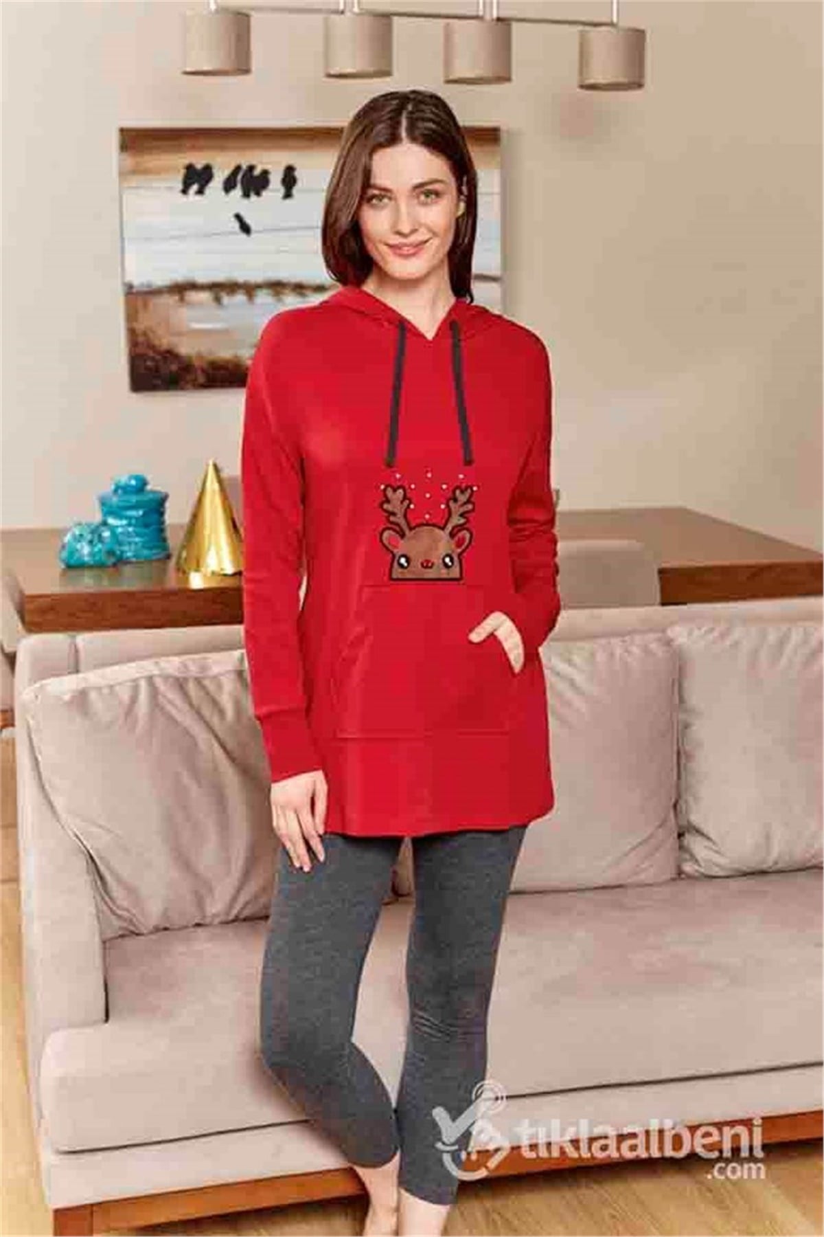 Eros ESK 20582 Bayan Taytlı Pijama Takımı