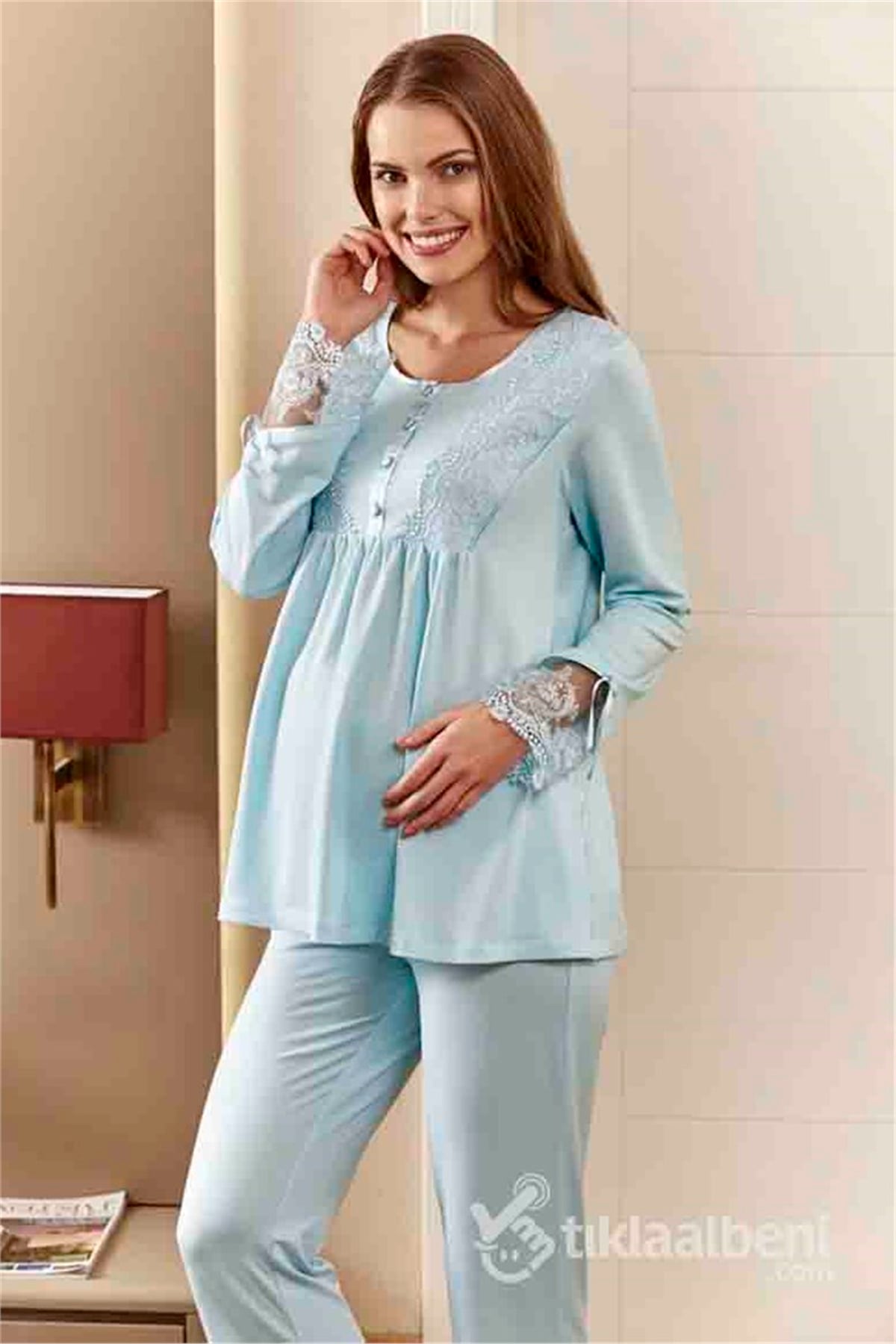 Eros ESK 20800 Lohusa Bayan Hamile Pijama Takımı