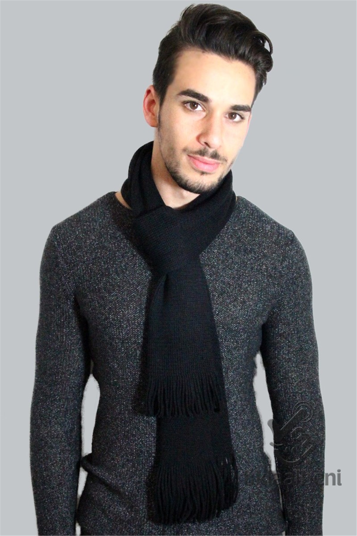 Erkek Atkı Marlon 10120 - Siyah