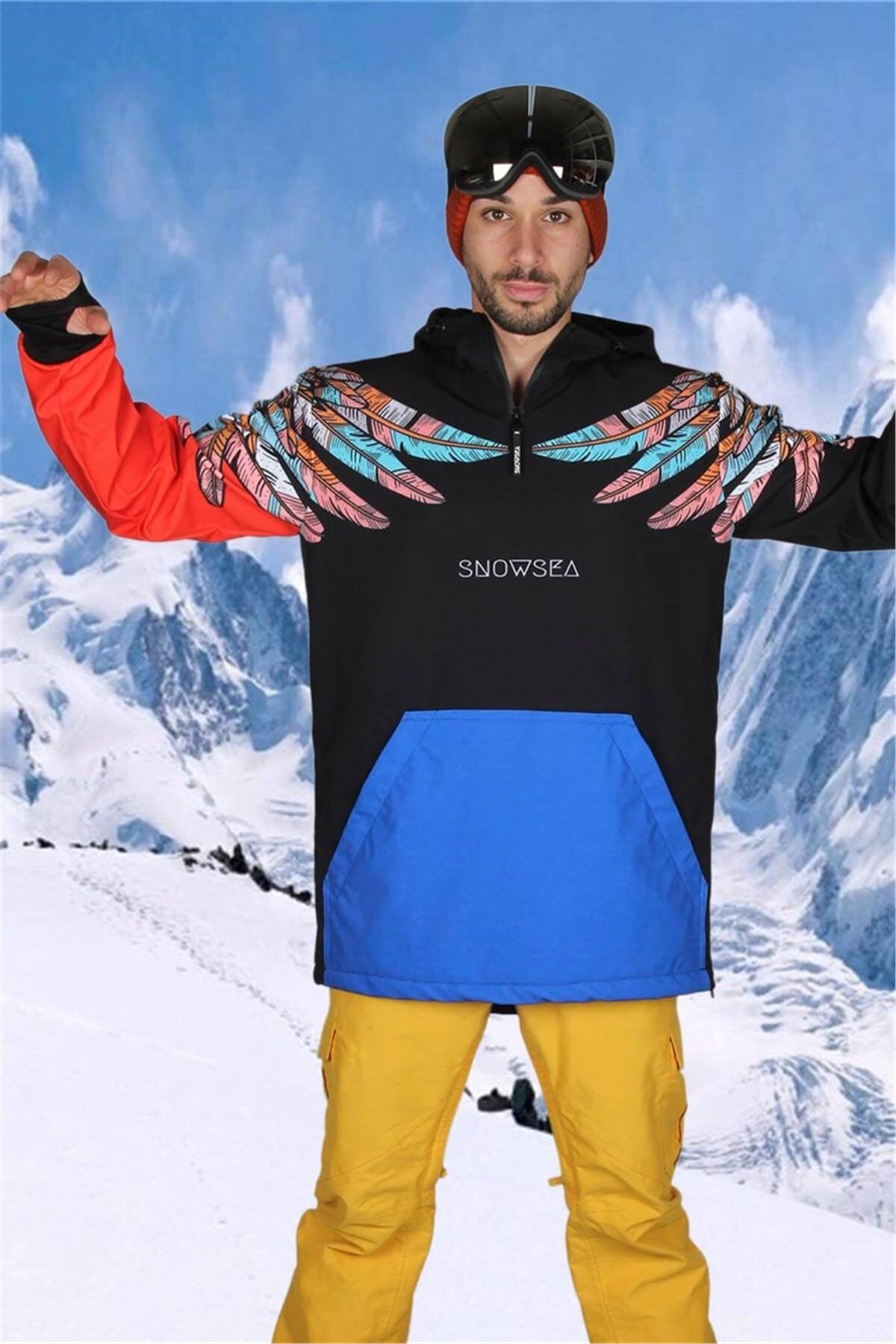 Flight Snowsea SS7610 Kar Montu, Özel Tasarım Snowboard ve Erkek Kayak Montu