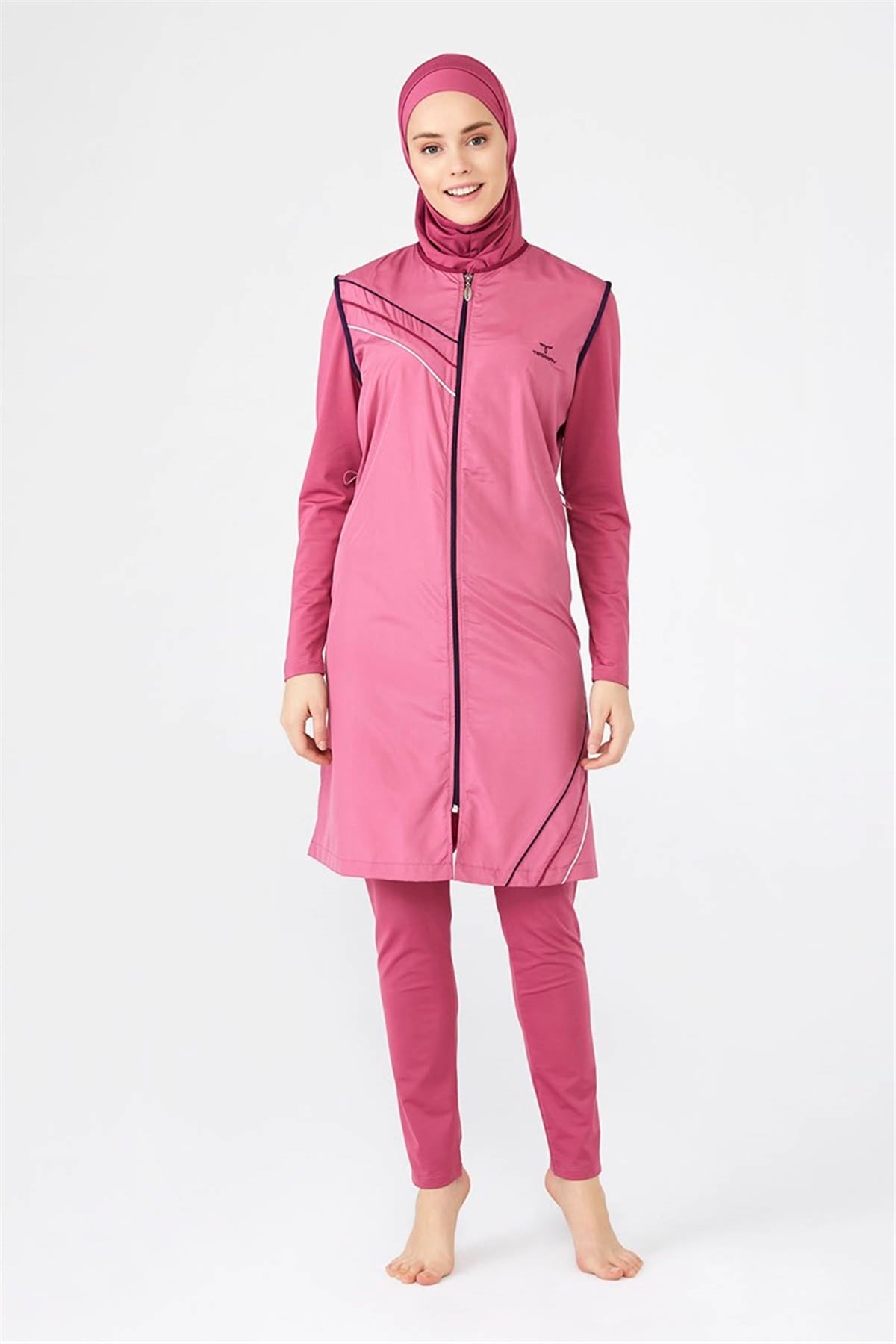 Gül Kurusu Tesettür Mayo T0407