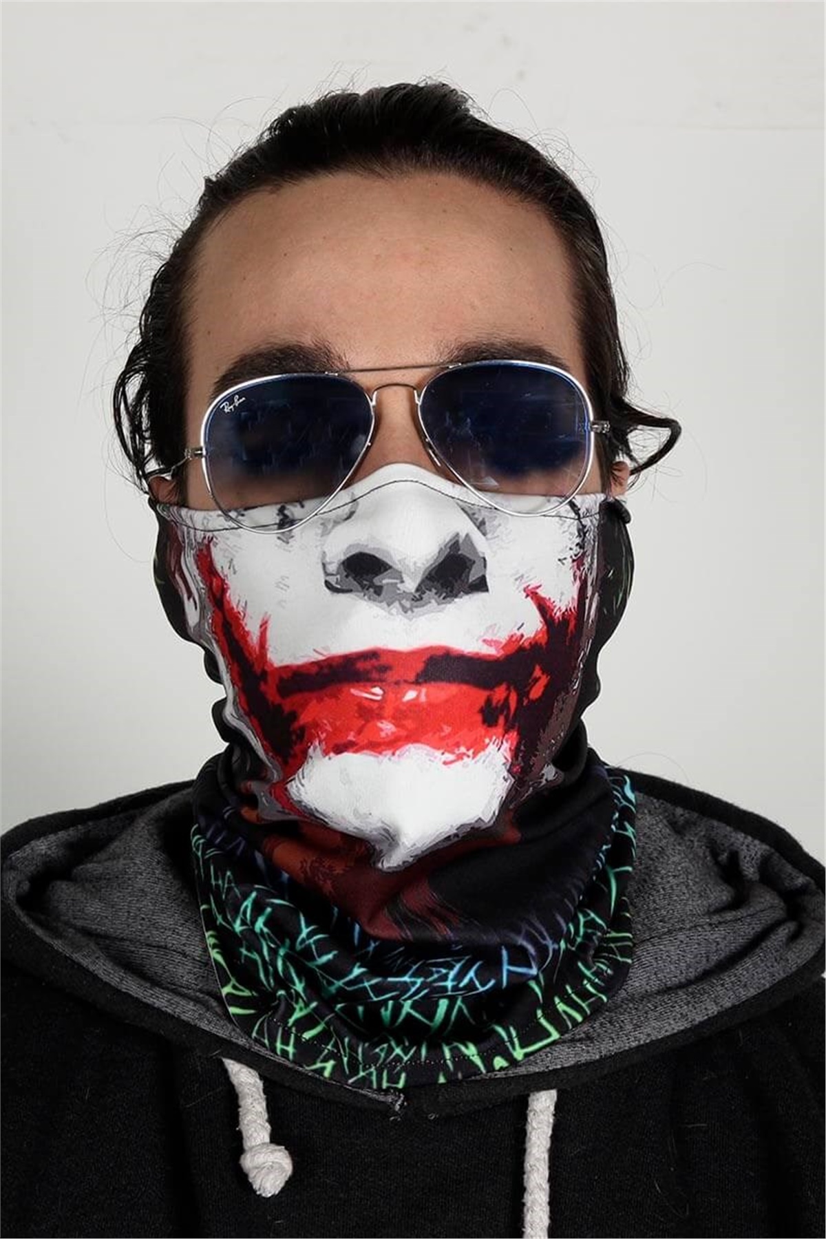 Her ortamda Kullanılebilen Yıkanabilir Joker Buffmask