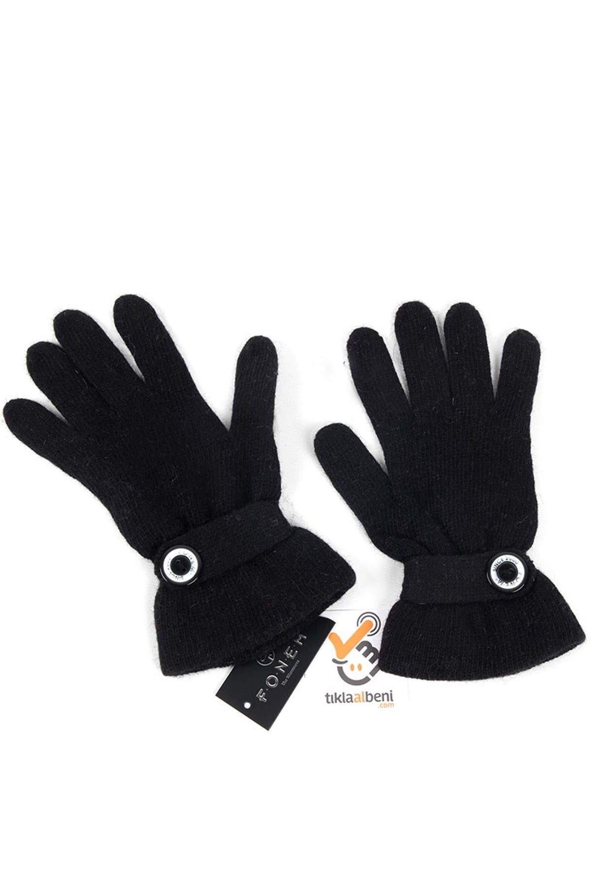 Kadın Siyah Tarz Eldiven KE155131