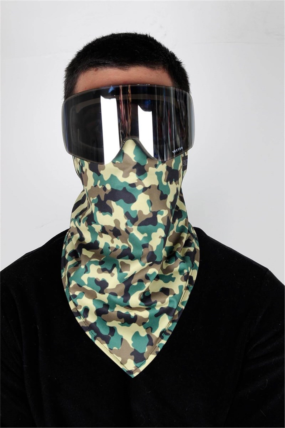 Kamuflaj Kayak ve Snowboard Maskesi 