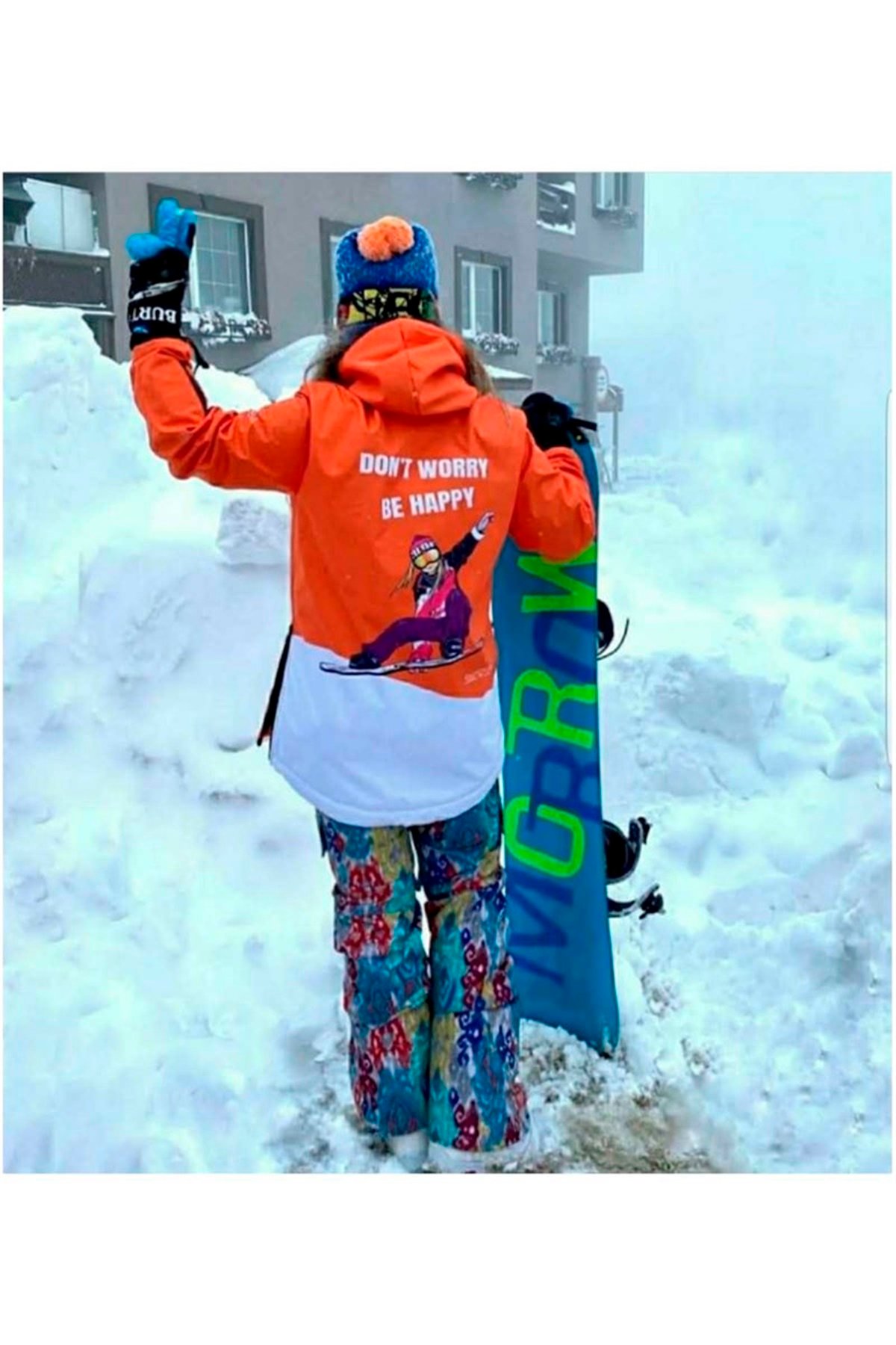 Kar Manyakları / Snow Maniacs Bayan Snowboard Montu SS7625