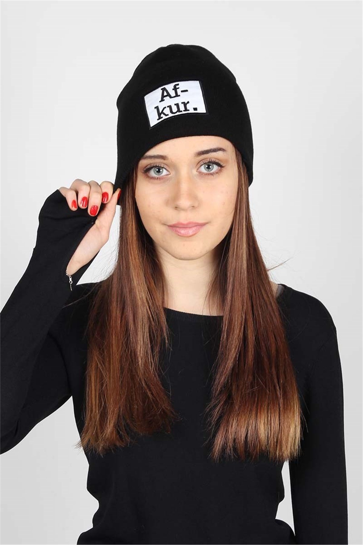 Karadeniz Şiveli kadın Afkur Bere YB-505-1