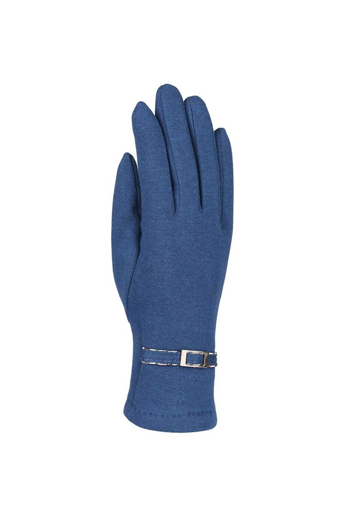 Kemerli Kadın Eldiven 82101-7 - Lacivert