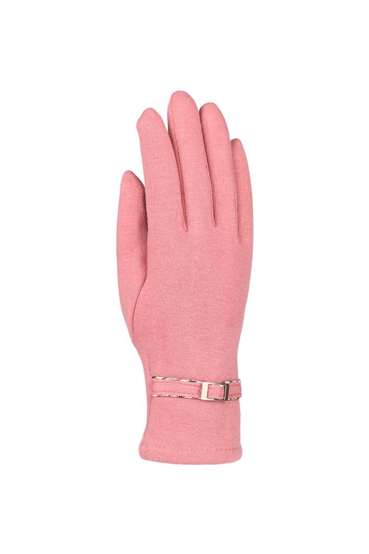 Kemerli Kadın Eldiven 82101-7 - Pembe
