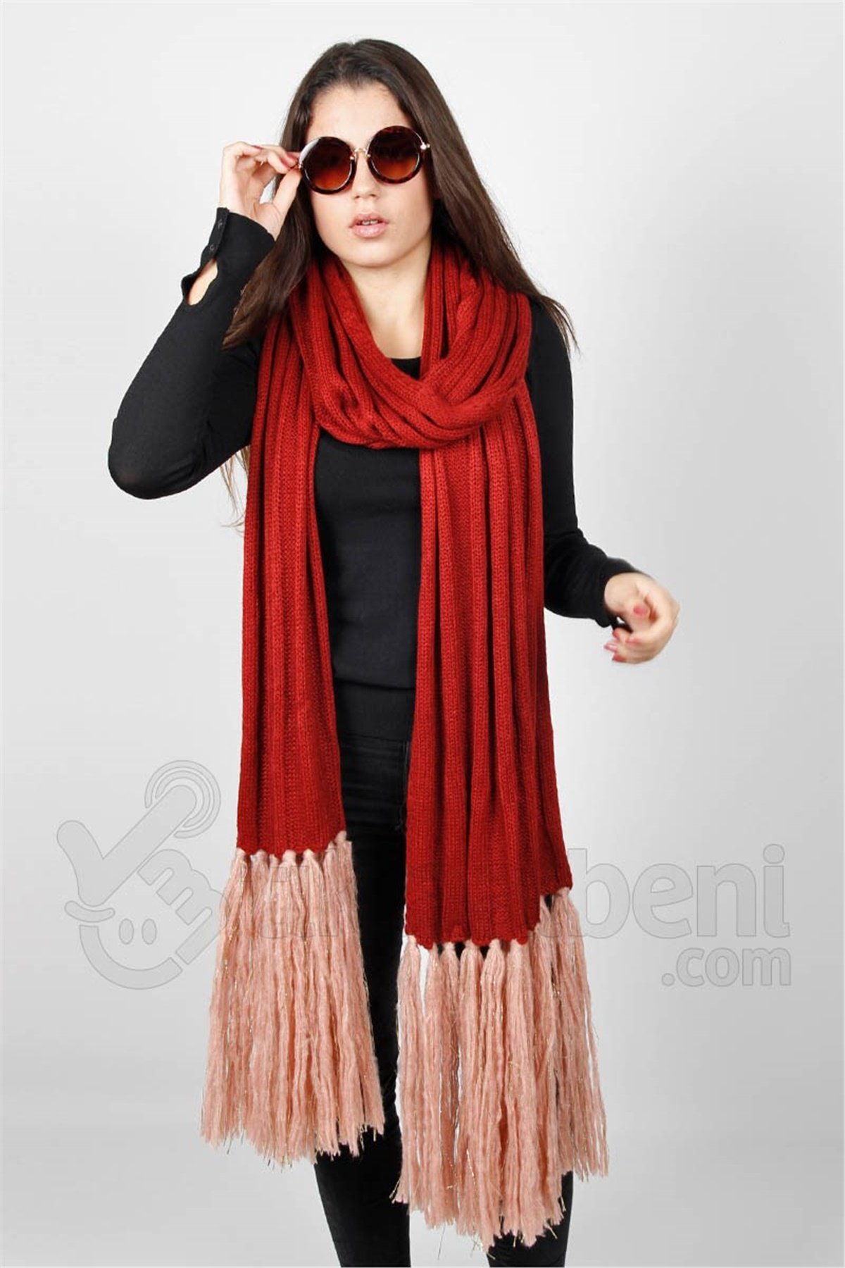Kırmızı Kadın Atkı FO-4520