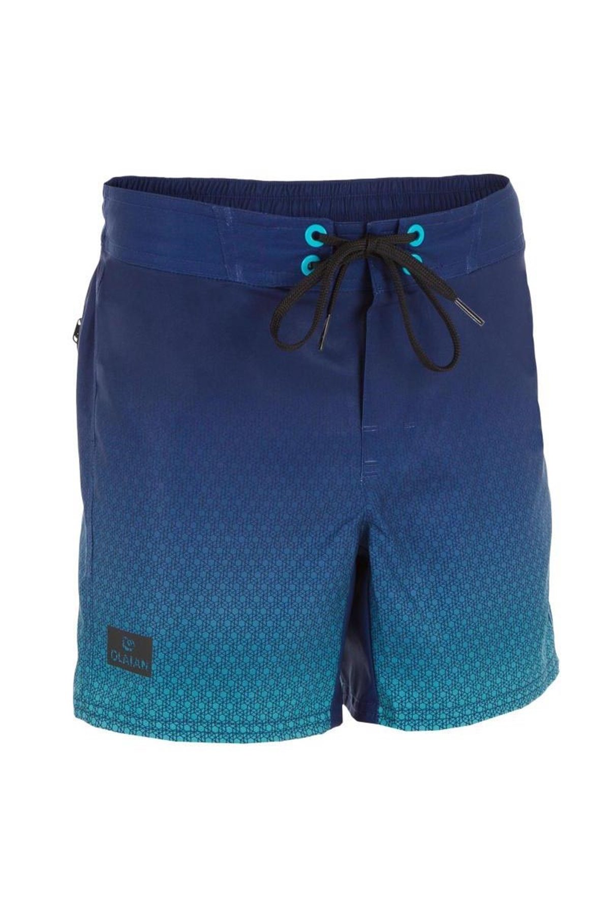 Kısa Erkek Havuz Şortu, Mavi Çocuk Havuz Şortu D331